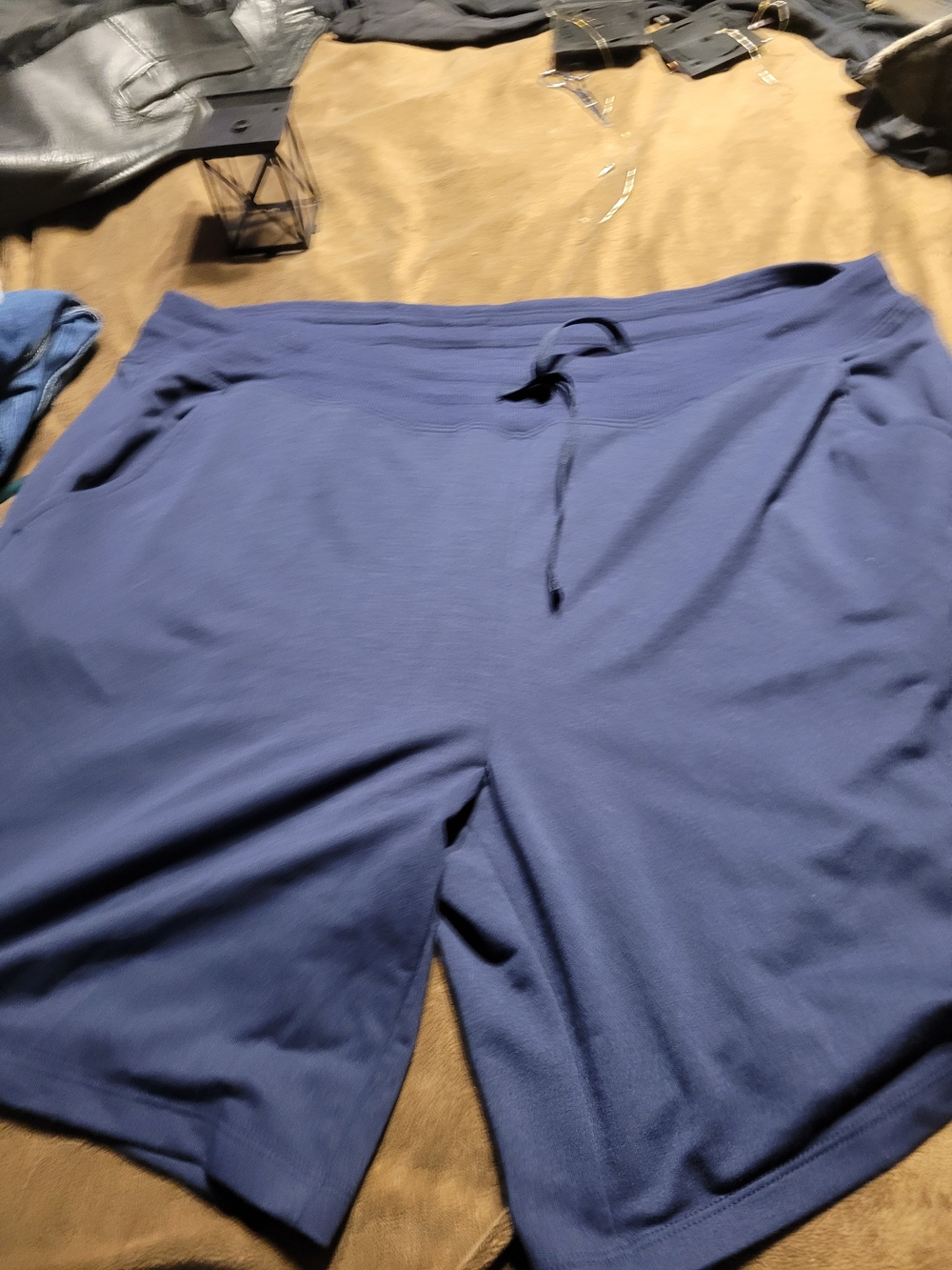 Athletic Works Navy Blue Athletic Shorts